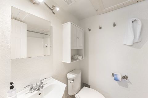Beachhead 502 bathroom near bunk room