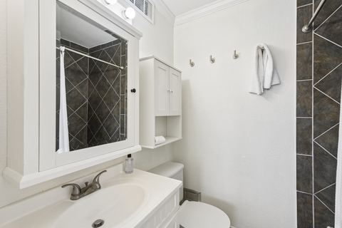 Beachhead 503 bathroom near bunk room