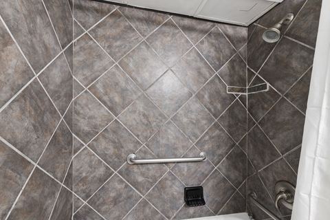 Beachhead 503 shower in bunk room bathroom
