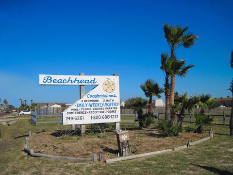 Beachhead Port Aransas aerial view